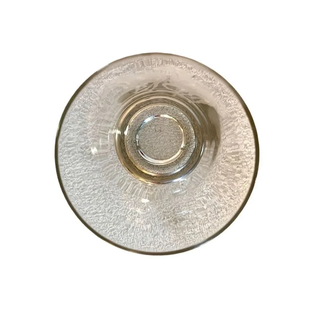 Vintage Etched Running Horses Cocktail Glass